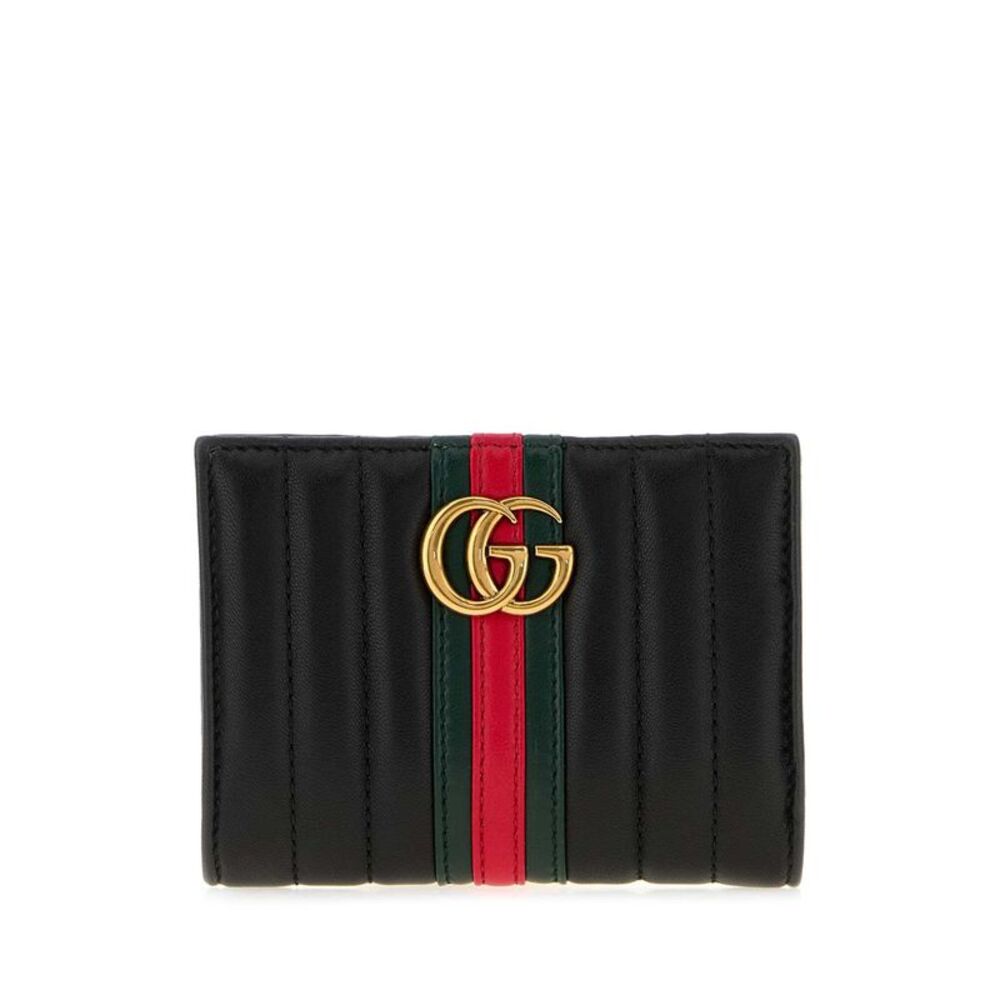Gucci Women Black Leather Wallet